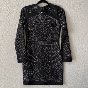 Perfect Fit Studded Little Black Dress